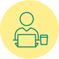 Occupation rating - office icon